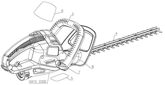 Part Location Diagram of 90573070 Black and Decker GUARD